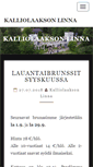 Mobile Screenshot of kalliolaaksonlinna.com